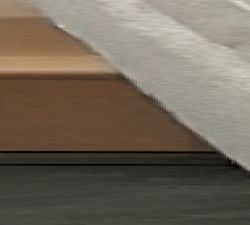 Open Box: Pearce Square Arm Large Wedge - Performance Everydaylinen™ Oatmeal