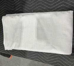 Open Box: Pet Furniture Throw, Large (52" x 100") - Premium Performance Basketweave Ivory