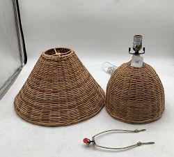 Open Box: Phoebe Woven Table Lamp (18") - Natural