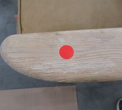 Open Box: Raylan Leather Chair - Keystone Sandstone, Light Ash