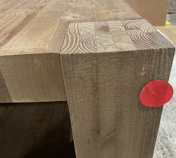 Open Box: Rockport Square Reclaimed Wood Coffee Table (44") - Cocoa Brown