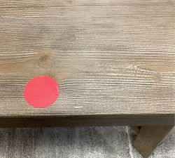 Open Box: Rustic Farmhouse Extendable Dining Table (77"-102") - Vintage Pine