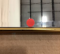 Open Box: Scarlett Rectangular Arch Mirror (30"W x 42"H) - Vintage Brass