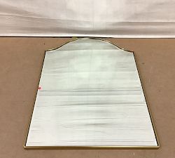 Open Box: Scarlett Rectangular Arch Mirror (30"W x 42"H) - Vintage Brass