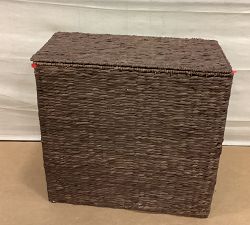 Open Box: Seagrass Handcrafted Divided Hamper - Raleigh