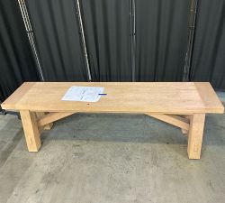 Open Box: Toscana Dining Bench (60"L x 14"W) - Seadrift