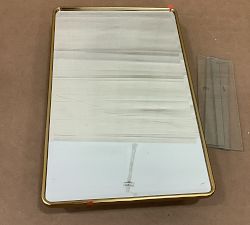 Open Box: Vintage Recessed Medicine Cabinet (21" x 34") - Vintage Brass