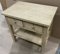 Open Box: Farmhouse 2-Drawer Nightstand (28.5") - Seadrift