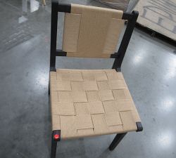 Open Box: Fenton Woven Dining Chair - Black