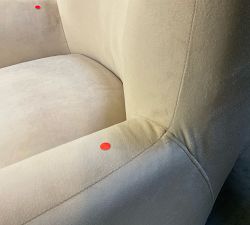 Open Box: Hart Swivel Chair - Performance Everydayvelvet™ Camel