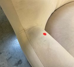Open Box: Hart Swivel Chair - Performance Everydayvelvet™ Camel