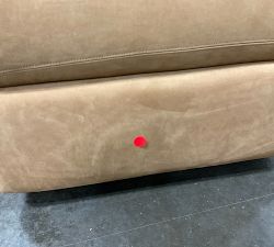 Open Box: Turner Leather Armless Power Recliner - Nubuck Camel
