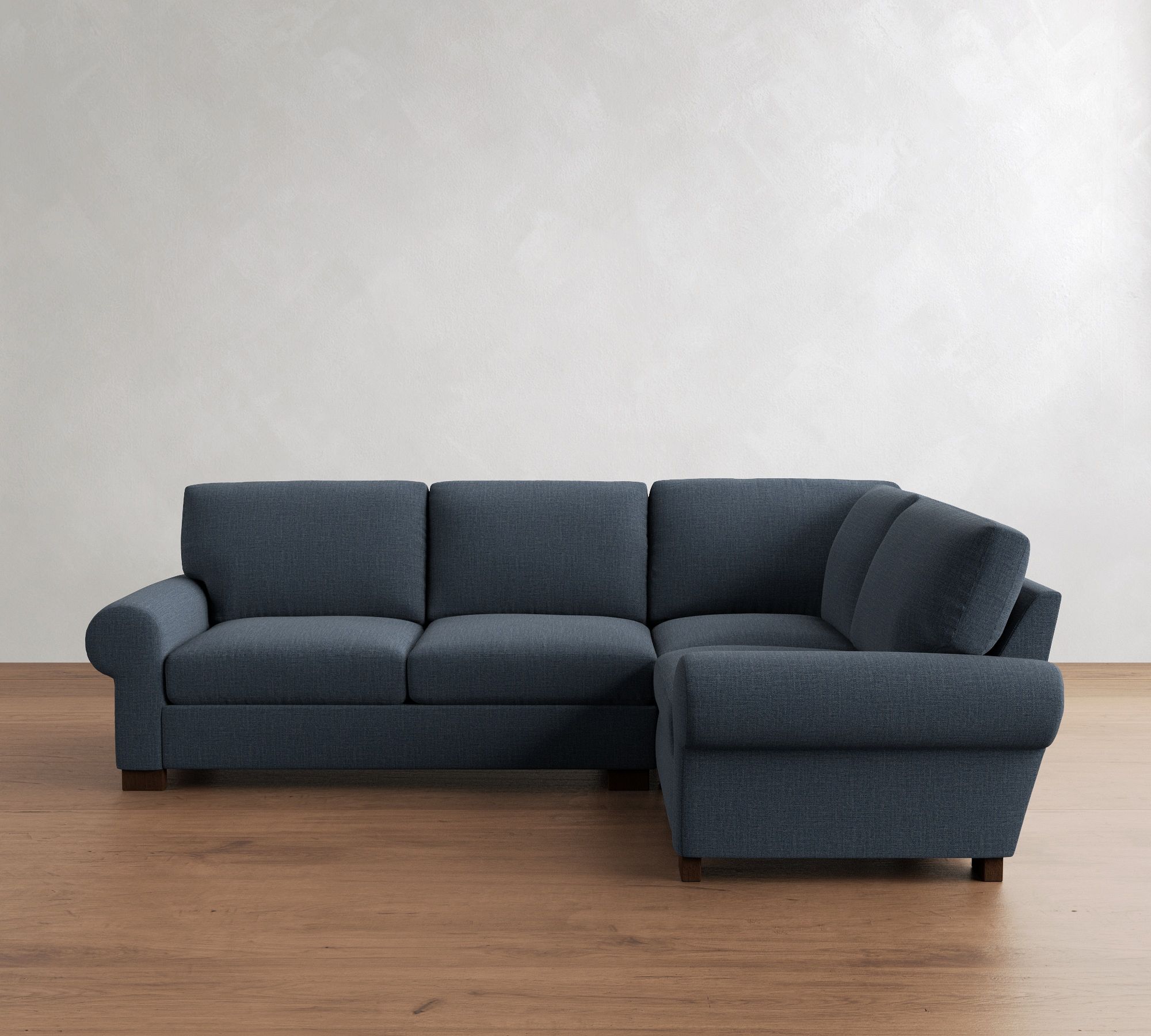 Turner Roll Arm 3-Piece Sectional (113") - thumbnail 2
