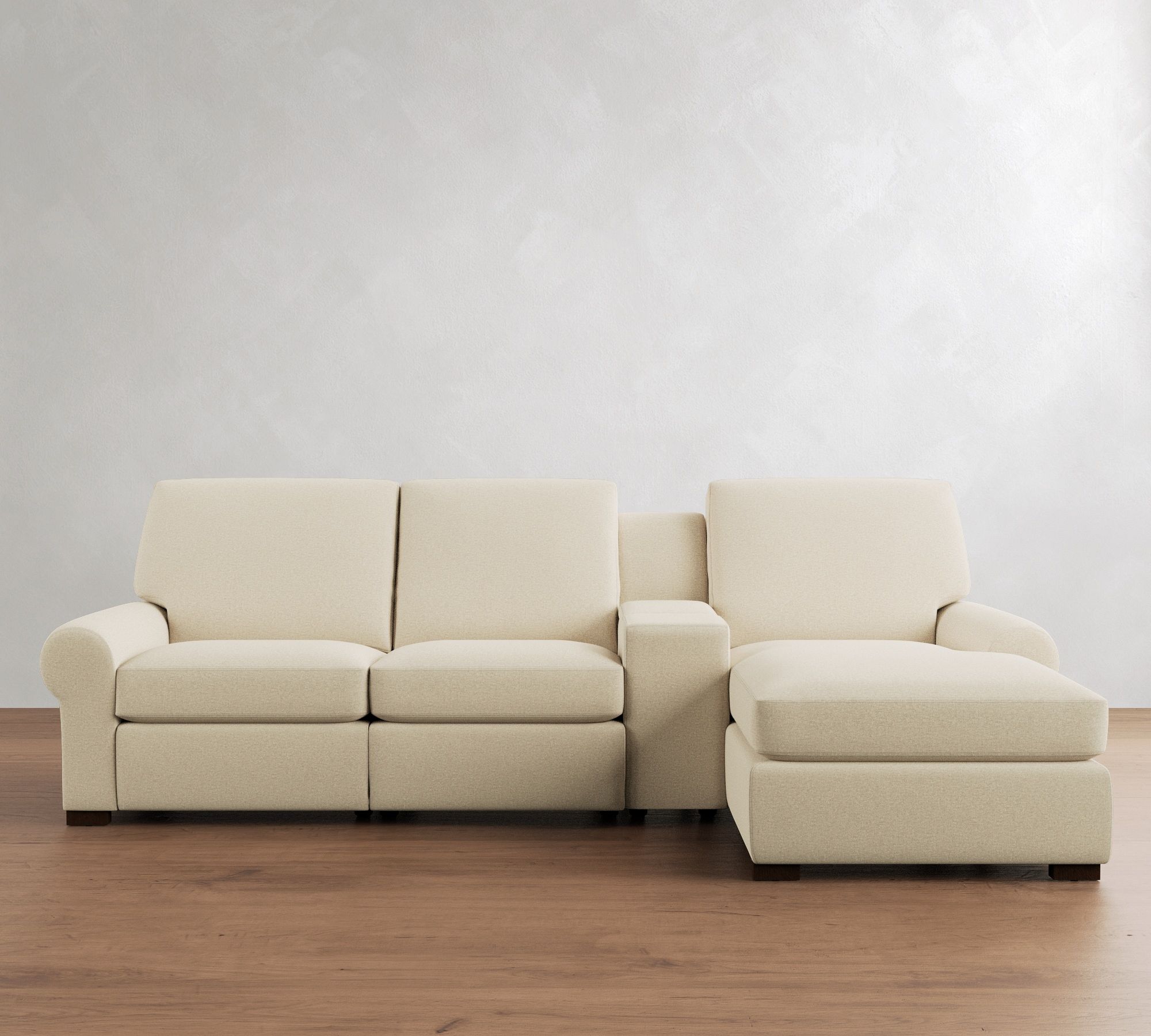 Turner Roll Arm Power Reclining Chaise Sectional (105"&ndash;117") - thumbnail 6