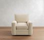 Pearce Square Arm Deep Seat Swivel Chair