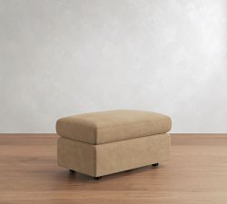 Sierra Leather Ottoman (36")