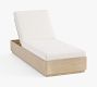 Aptos Outdoor Single Chaise with Wheels