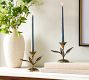 Botanical Forged Iron Candle Holder