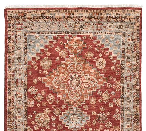Duxbury Hand-Knotted Wool Rug by Pottery Barn