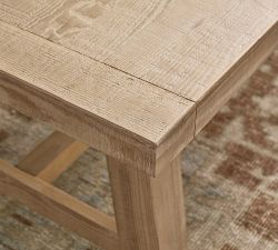 Farmhouse Trestle Extendable Dining Table (84"-104")