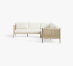 Marina Cane 3-Piece Outdoor Sectional (88")