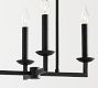 Remington Iron Linear Lantern Chandelier (42")