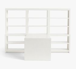 Dillon Peninsula Desk with Bookcase Suite (108")
