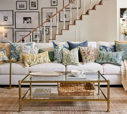 Grace Floral Embroidered Lumbar Pillow Cover
