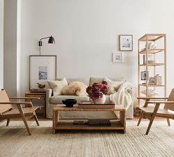Woven Rectangular Nesting End Tables