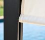 Malibu Metal &amp; Teak Outdoor Daybed with Canopy