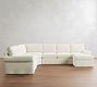 Pearce Roll Arm Deep Seat Slipcovered 4-Piece Wedge Sectional (152")