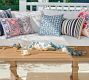 Classic Striped Handwoven Outdoor Lumbar Pillow