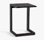 Malibu Metal Rectangular Outdoor C-Table (17")