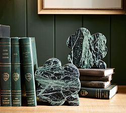 Marble Shamrock Bookends - Set of 2