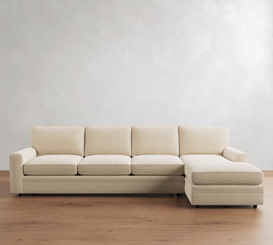 Pearce Square Arm Deep Seat Chaise Sectional (101"-141") by Pottery Barn