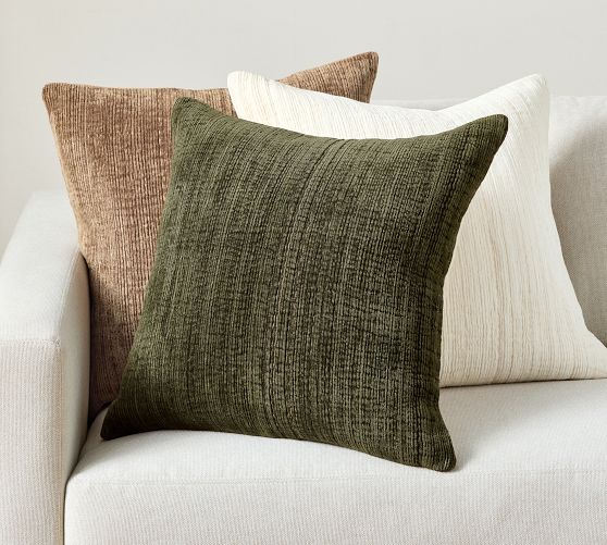 Textured Chenille Pillow Cover