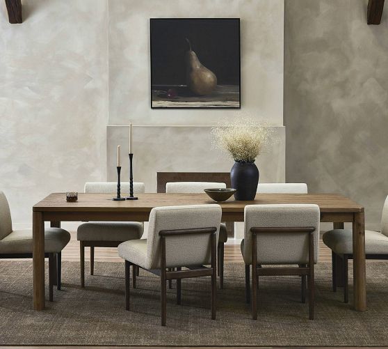 Bedrock Extendable Dining Table (96"-136") by Pottery Barn