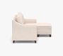 Cameron Slope Arm Reversible Chaise Sleeper Sectional (87")