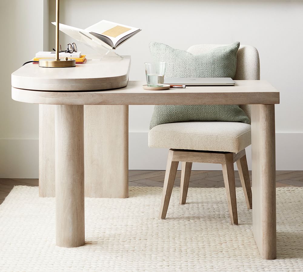 Cayman L-Shape Rotating Desk (50") by Pottery Barn