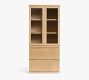 Pacific Glass Hutch with File Cabinet (34")
