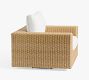 Kostas Wicker Swivel Outdoor Lounge Chair