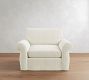 Pearce Roll Arm Deep Seat Slipcovered Chair and a Half