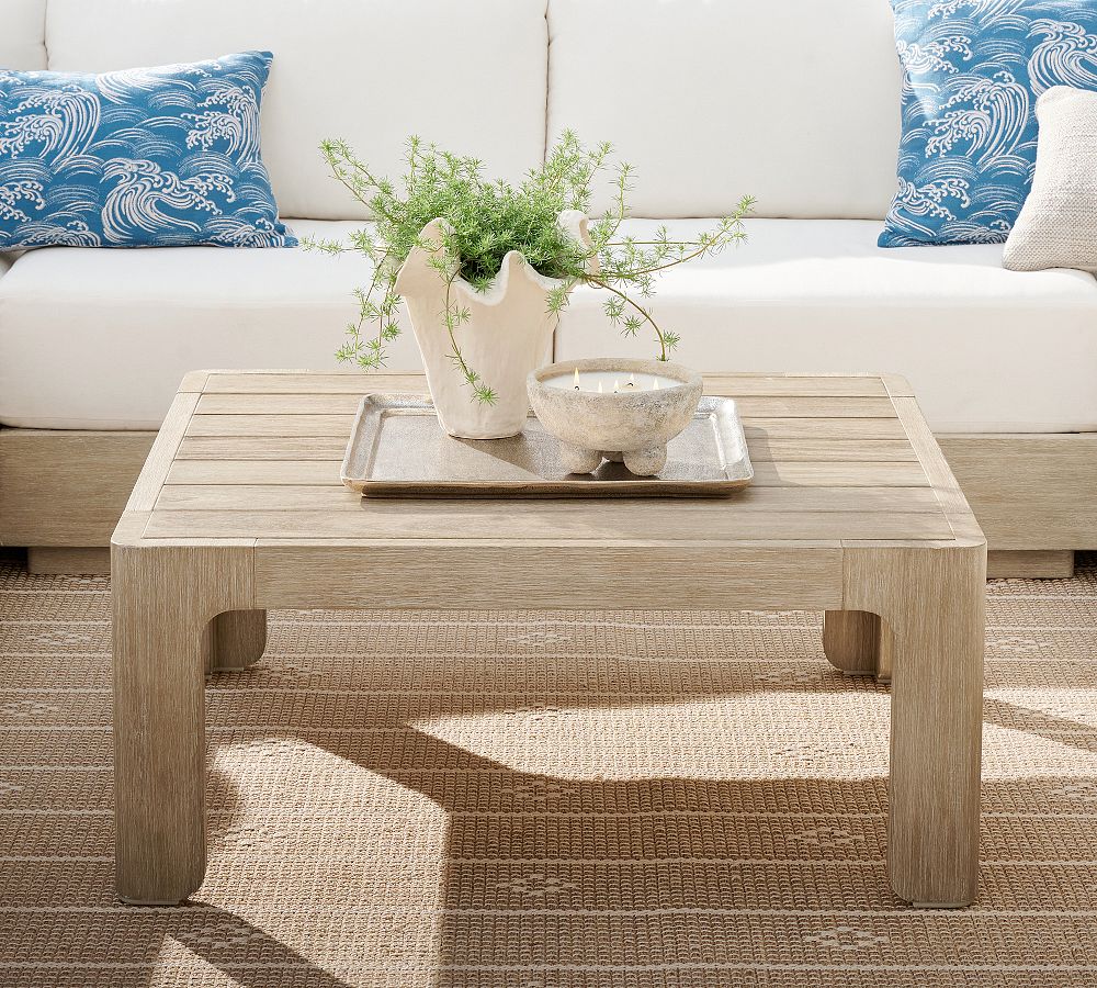Aptos Square Outdoor Coffee Table (38") by Pottery Barn