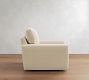 Pearce Modern Square Arm Deep Seat Swivel Chair