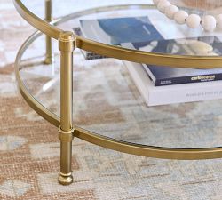Everson Round Glass Coffee Table (41")
