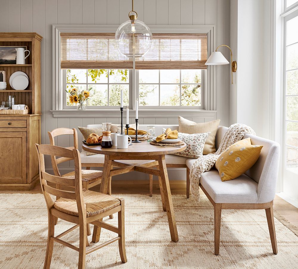 Layton Upholstered Banquette by Pottery Barn