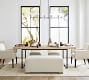 Classic Slope Upholstered Dining Armchair