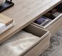 Pismo Rectangular Reclaimed Wood Long Low Coffee Table (74")