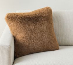 Faux Fur Mink Pillow Cover