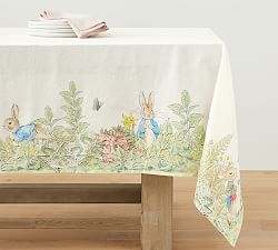 Open Box: Peter Rabbit™ Garden Linen/Cotton Tablecloth (70" W x 126" L)